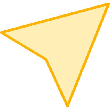 Üçgen, üçgen geometrik şekil. Üçgen, üçgen, üçgen şekil, üçgen sembol - stok vektör çizimi, klip -