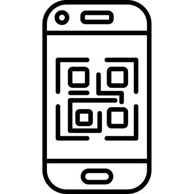 akıllı telefon simgesi vektör illüstrasyonu