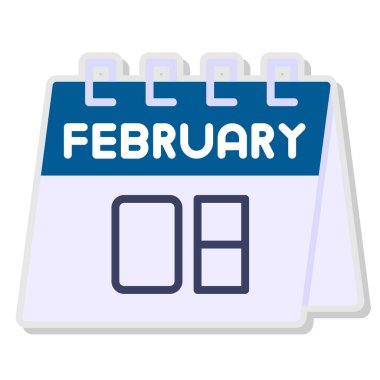 10 Ocak günü simgesi - tek vektör simgesi