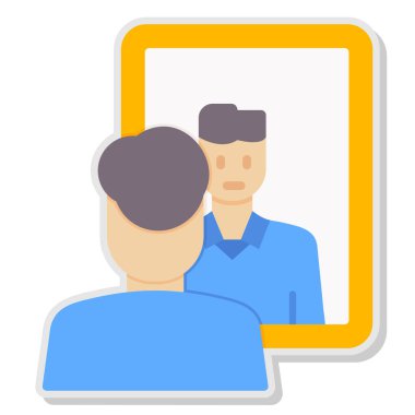 Bir kişinin vektör illüstrasyonuName