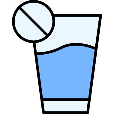 İç bakalım. Web simgesi basit illüstrasyon