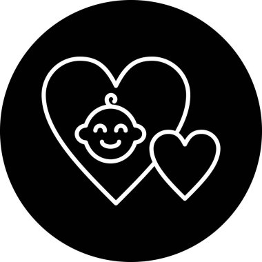 bebek kalp ikonu, taslak biçimi