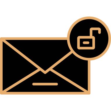 posta simgesi, vektör illüstrasyonu