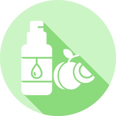 Meyve suyu ikonu, vektör illüstrasyonu