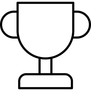 Ödül kupası simgesi taslak biçiminde