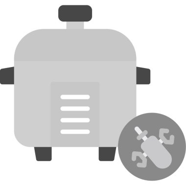 Büyük bir fikri olan robot, simge, robot konsept vektör çizimi