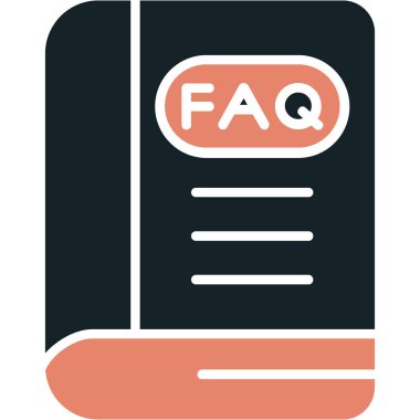 Moda tasarım tarzında soru simgesi. Faq simgesi beyaz arkaplanda izole edildi. Faq vektör simgesi basit ve modern düz sembol.