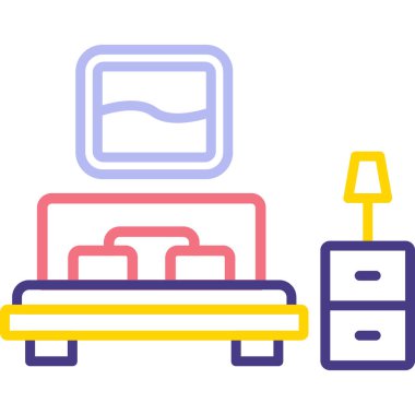 Seo simgesinin vektör illüstrasyonu