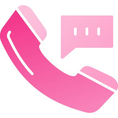 Telefon ikonu. vektör illüstrasyonu