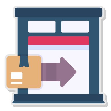 belge simgesi vektör illüstrasyonu