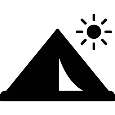 Vektör güneş simgesi illüstrasyonu