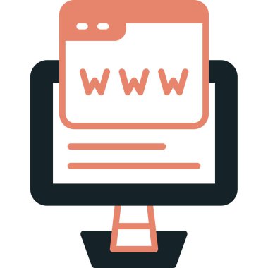 Web tasarımı vektör renkli çizgi simgesi