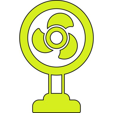 fan simgesi, vektör illüstrasyonu