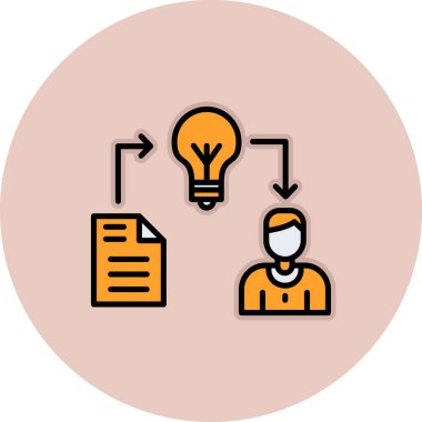 iş ve ofis satırı vektör simgesi.