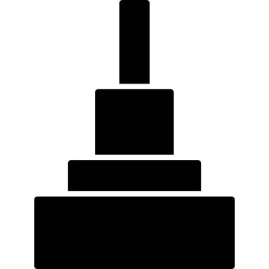 Beyaz arkaplanda mum simgesi