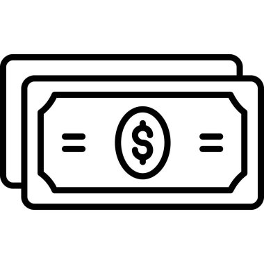 para çantası simgesi, vektör illüstrasyonu