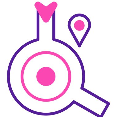 konum haritası konum simgesi ana hat biçiminde