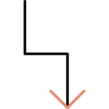 ok simgesi vektör illüstrasyonu