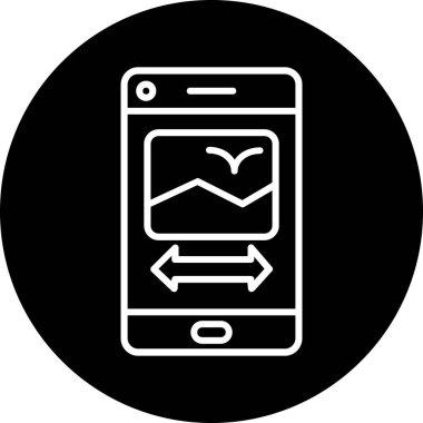 Vektör Mobil simge illüstrasyonu