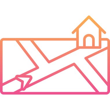 Uçak simgesinin vektör illüstrasyonu