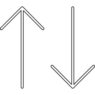 ok simge seti. vektör çizim