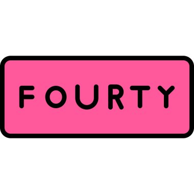 Modern yazı tipi tasarımının vektör çizimi