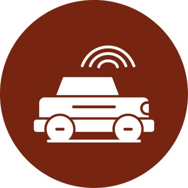 Araba tamirinin vektör illüstrasyon simgesi