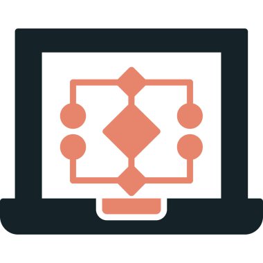 Ağ renkli vektör simgesi