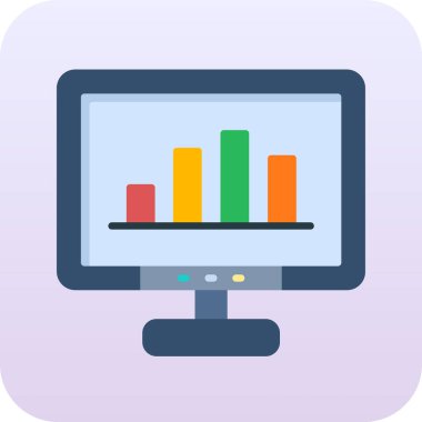 analitik simge vektör illüstrasyonu