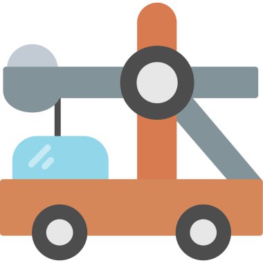 - Araba. Web simgesi basit illüstrasyon