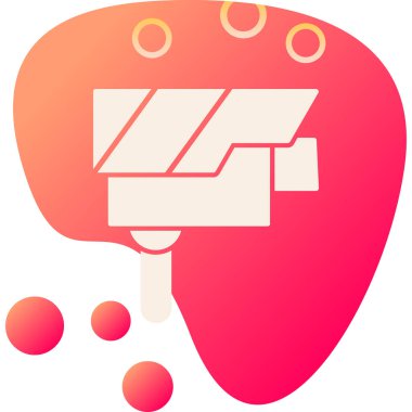 Kırmızı kalbin arka planının vektör çizimi