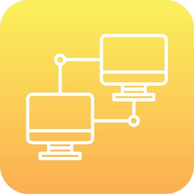 ağ paylaşım simgesi çizimi