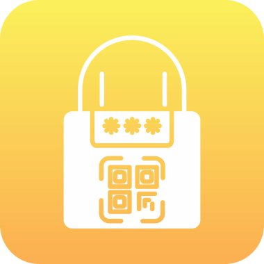 Modern b 'nin vektör illüstrasyonu simge kilidinden yoksun