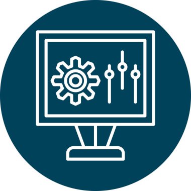 vektör izleyici simgesi illüstrasyonu