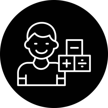 Kredi kartı tutan bir adamın vektör çizimi