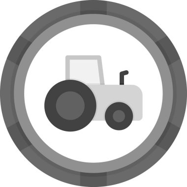 Bir çiftlik simgesinin vektör illüstrasyonu