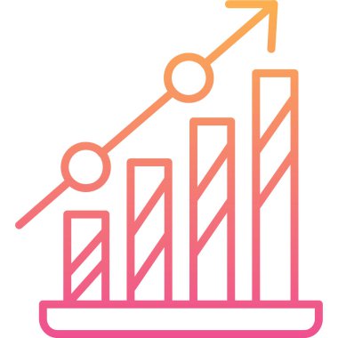 Büyüme. Web simgesi basit illüstrasyon
