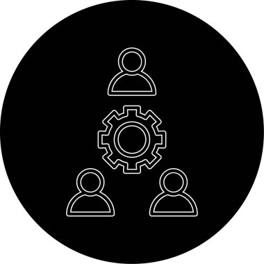 Eşsiz Vektör Kabartma Simgesi