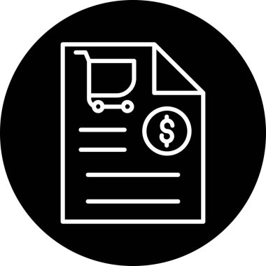 Para için. Web simgesi basit illüstrasyon