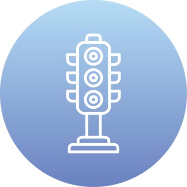 Robot simgesinin vektör illüstrasyonu