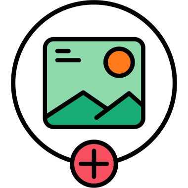 konum haritası simgesi, vektör illüstrasyonu