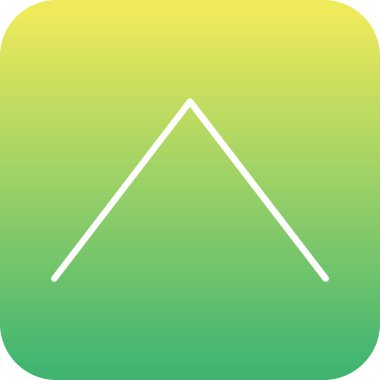 eşsiz çadır vektör çizgisi simgesi