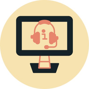 Modern bir simgenin vektör illüstrasyonu