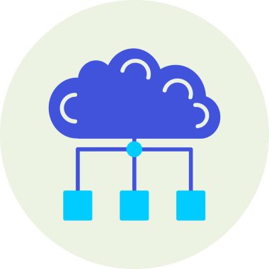 veri bulut hesaplama simgesi