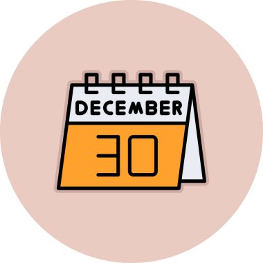 Beyaz arkaplanda tarih izole edilmiş takvim