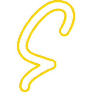 El çizimi ok simgesi beyaz arkaplanda izole edildi. vektör illüstrasyonu