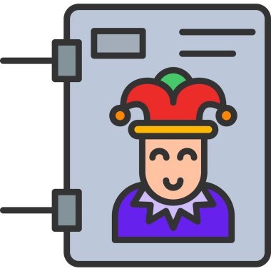 Şapka simgesi olan avatar adam