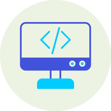 Web simgesini basit illüstrasyonla izle