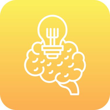 Bulut simgesi olan beyin