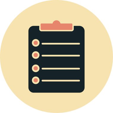 Belge. Web simgesi basit illüstrasyon